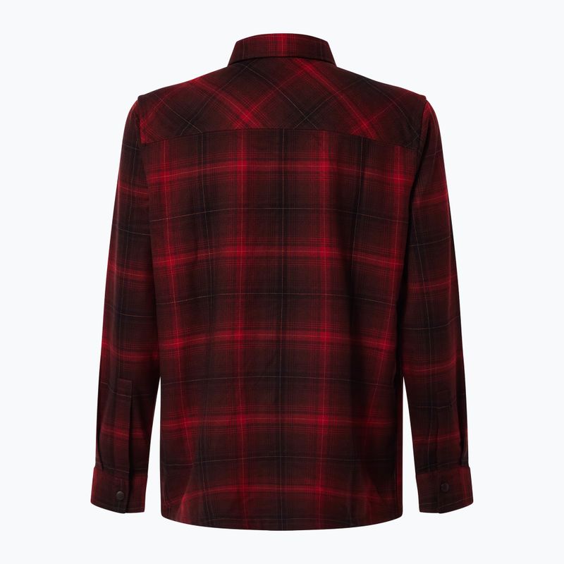 Vyriški marškiniai Oakley Butter Flannel Shirt black/grenache check 6
