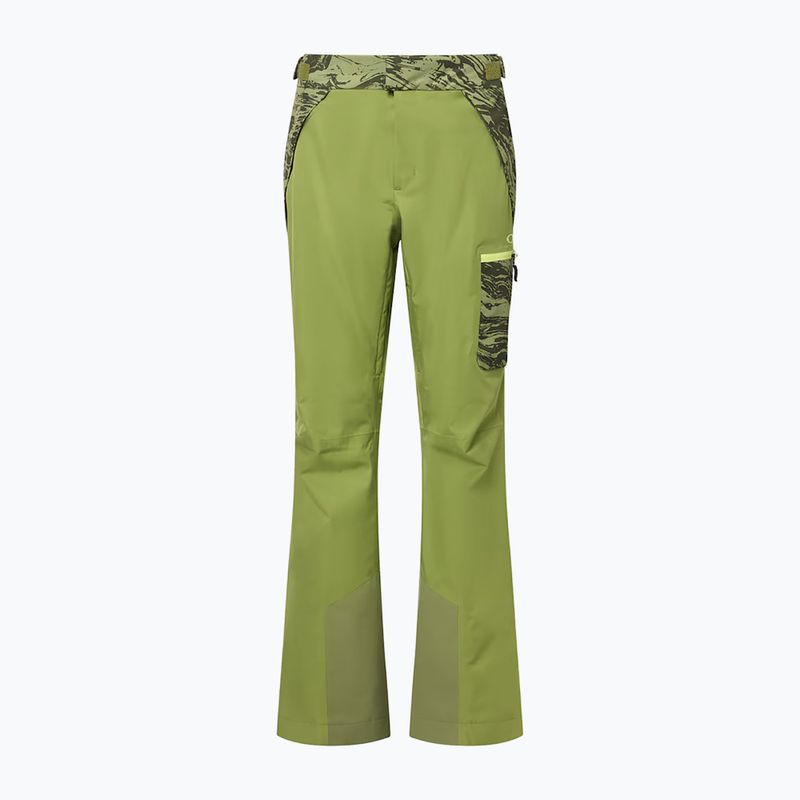 Moteriškos slidinėjimo kelnės Oakley Tc Juno Reduct Shell Pant 2.0 duality swirl dbl green 9