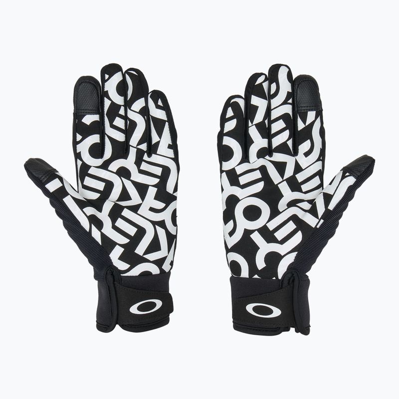 Vyriškos pirštinės Oakley Factory Pilot Core Glove black/white logo 2