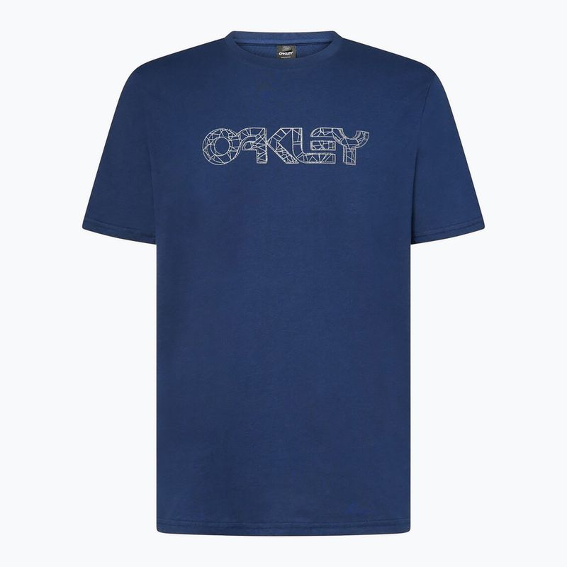 Vyriški marškinėliai Oakley Wire B1B Tee team navy