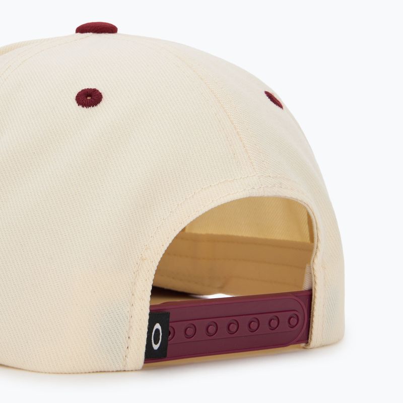 Vyriška kepuraitė su snapeliu Oakley Mark III arctic white/iron red 4