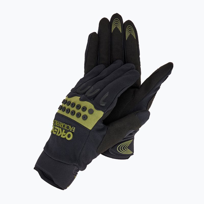 Oakley Switchback MTB Glove 2.0 black/fern dviratininkų pirštinės