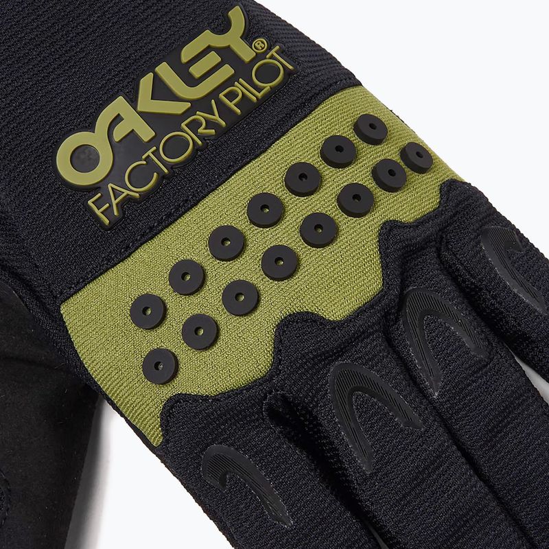 Oakley Switchback MTB Glove 2.0 black/fern dviratininkų pirštinės 6