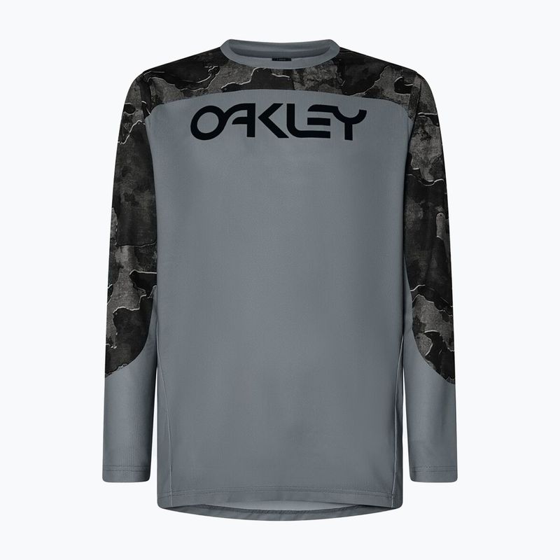 Vyriškas Oakley Maven Coast metal camo black cycling longsleeve