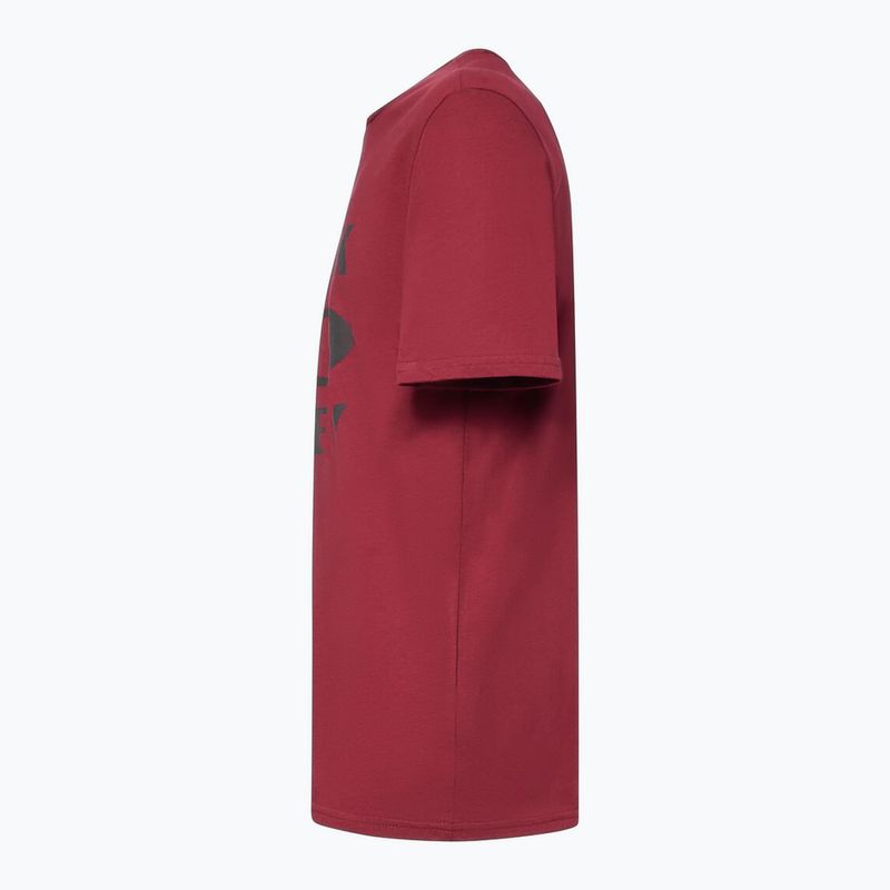 Vyriški marškinėliai Oakley Bark Ellipse Tee iron red 3