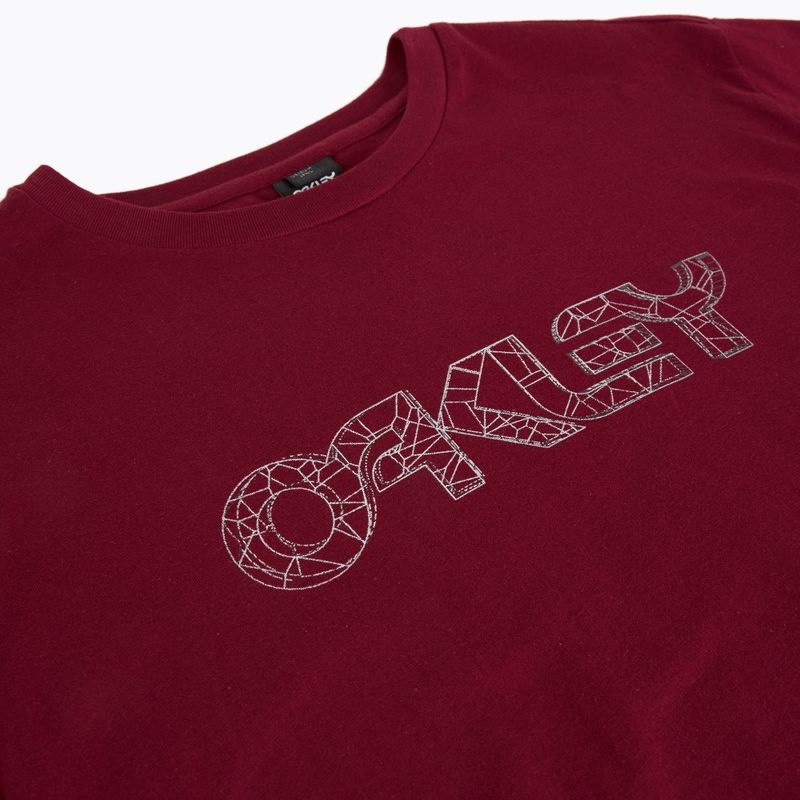 Vyriški marškinėliai Oakley Wire B1B Tee iron red 3