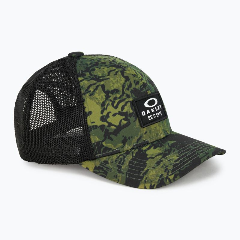 Vyriška kepuraitė su snapeliu Oakley Patch Trucker tiger camo green