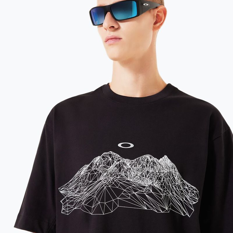 Vyriški marškinėliai Oakley Wired Mtn Scape Tee blackout 4