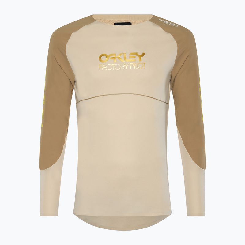 Vyriški dviračių marškinėliai ilgomis rankovėmis Oakley Maven Scrub mist