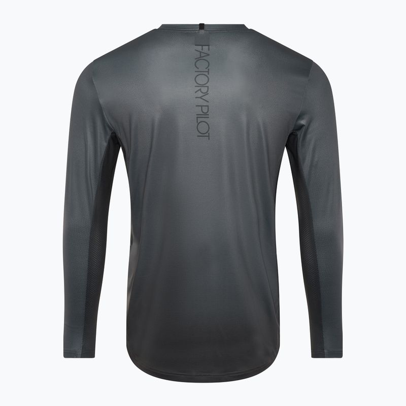 Vyriški dviračių marškinėliai ilgomis rankovėmis Oakley Maven Coast 2.0 LS gradient black grey 2