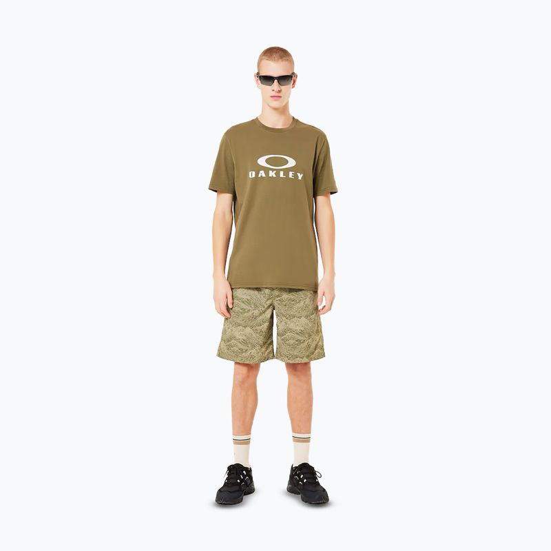 Vyriški marškinėliai Oakley O Bark 2.0 army green 2