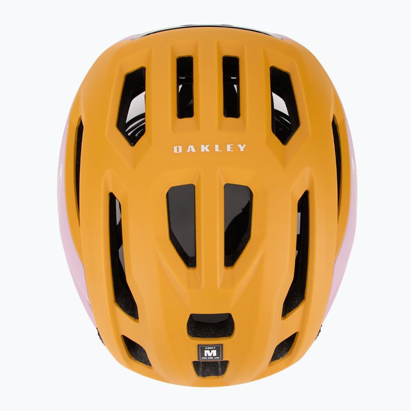 Dviračio šalmas Oakley Aro3 Endurance EU mustard hazy geo gradient mist 6