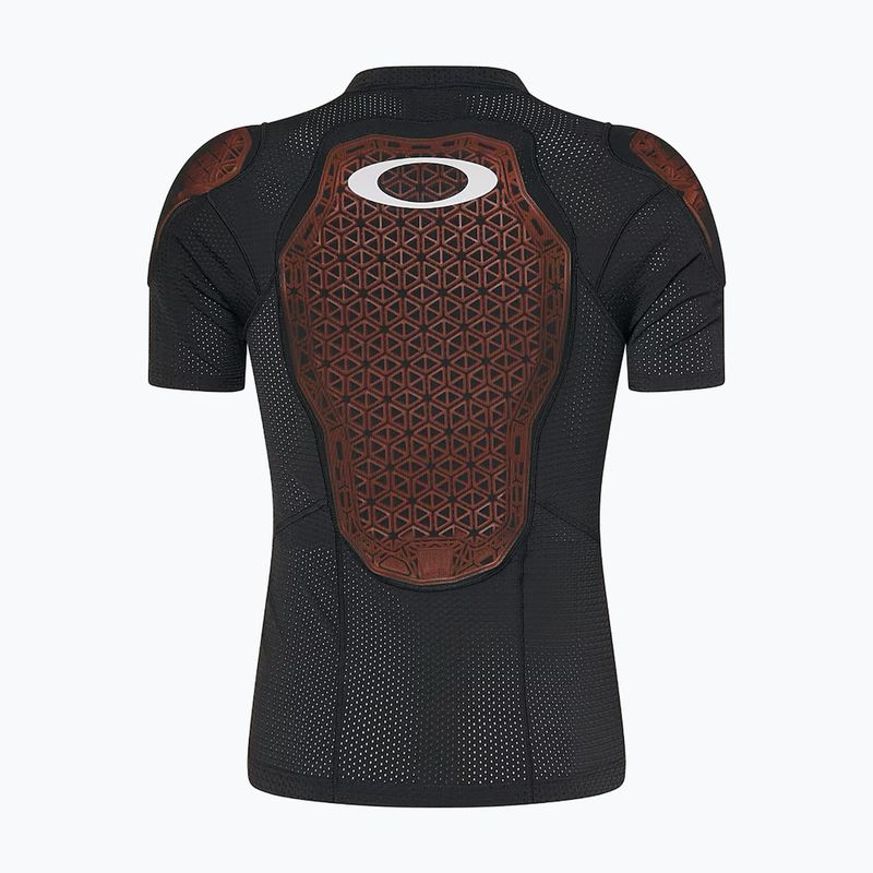 Vyriški dviratininkų marškinėliai su apsaugomis Oakley Drop In D30 Full Impact blackout 8