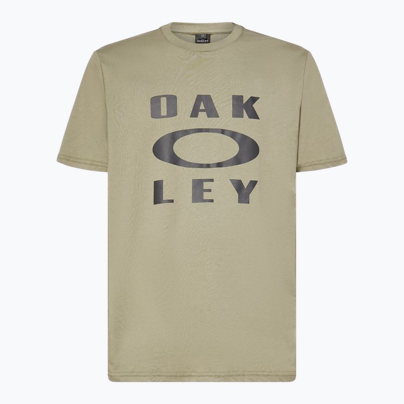 Vyriški marškinėliai Oakley Bark Ellipse Tee boulder green