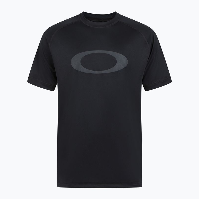 Vyriški plaukimo marškinėliai Oakley Rashguard blackout