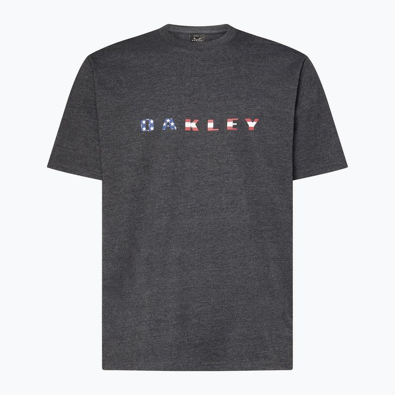 Vyriški marškinėliai Oakley Bf Oakley Bark Tee dark grey hthr