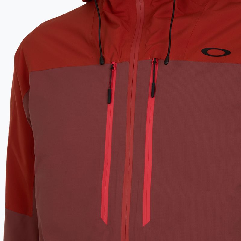 Vyriška slidinėjimo striukė Oakley Canopy Pro Insulated flame red/rosewood 3
