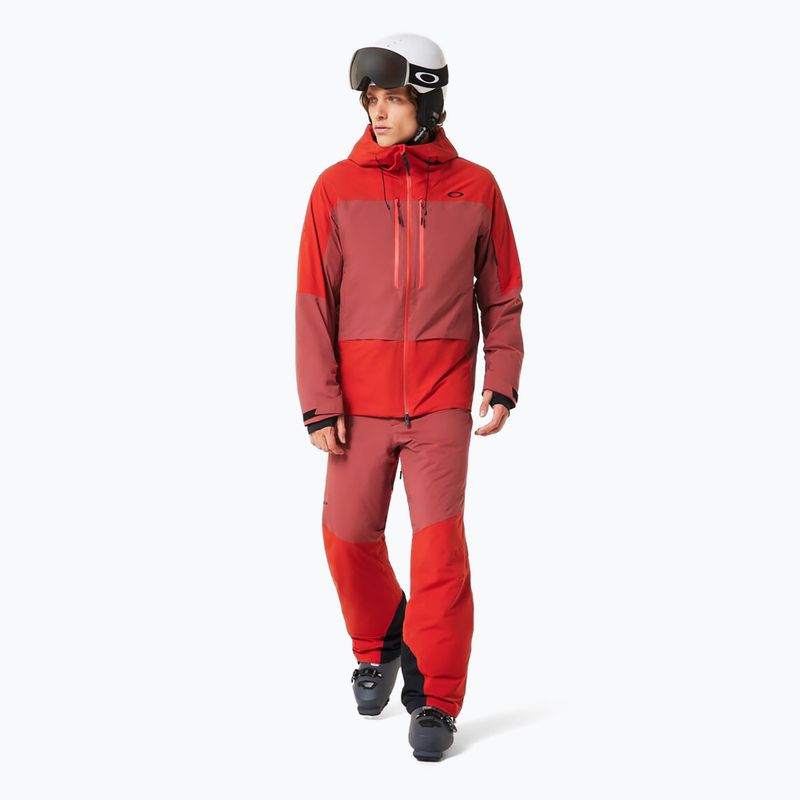 Vyriškos slidinėjimo kelnės Oakley Canopy Pro Insulated flame red/rosewood 2