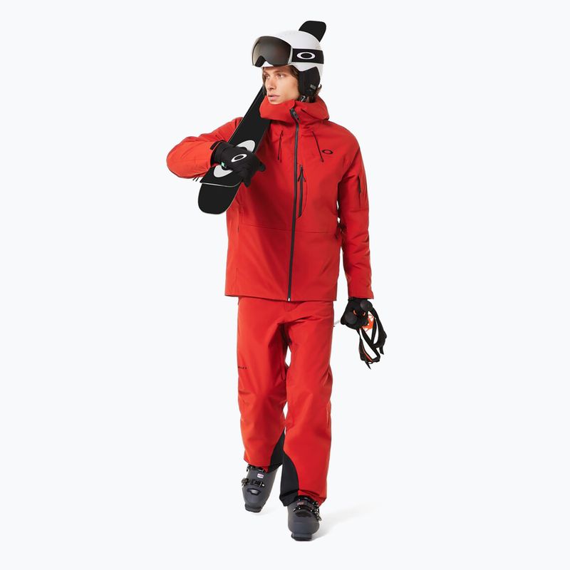 Vyriškos slidinėjimo kelnės Oakley Canopy Insulated flame red 2