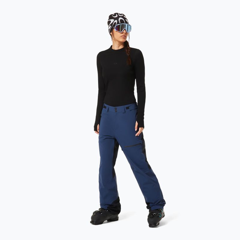 Moteriši termo marškinėliai ilgomis rankovėmis Oakley Spruce Wool Base Layer blackout 2
