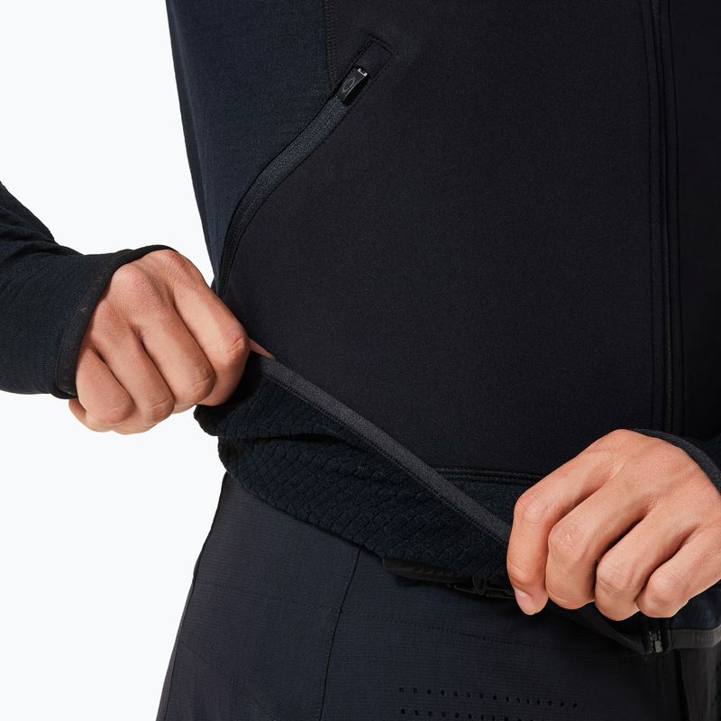 Dviračių džemperis Oakley Canopy Full Zip Hoodie blackout 8