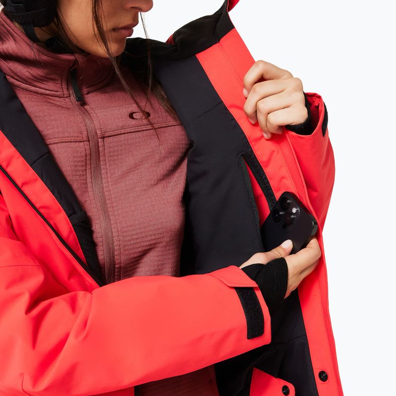 Moteriška slidinėjimo striukė Oakley Canopy Insulated hibiscus red 9