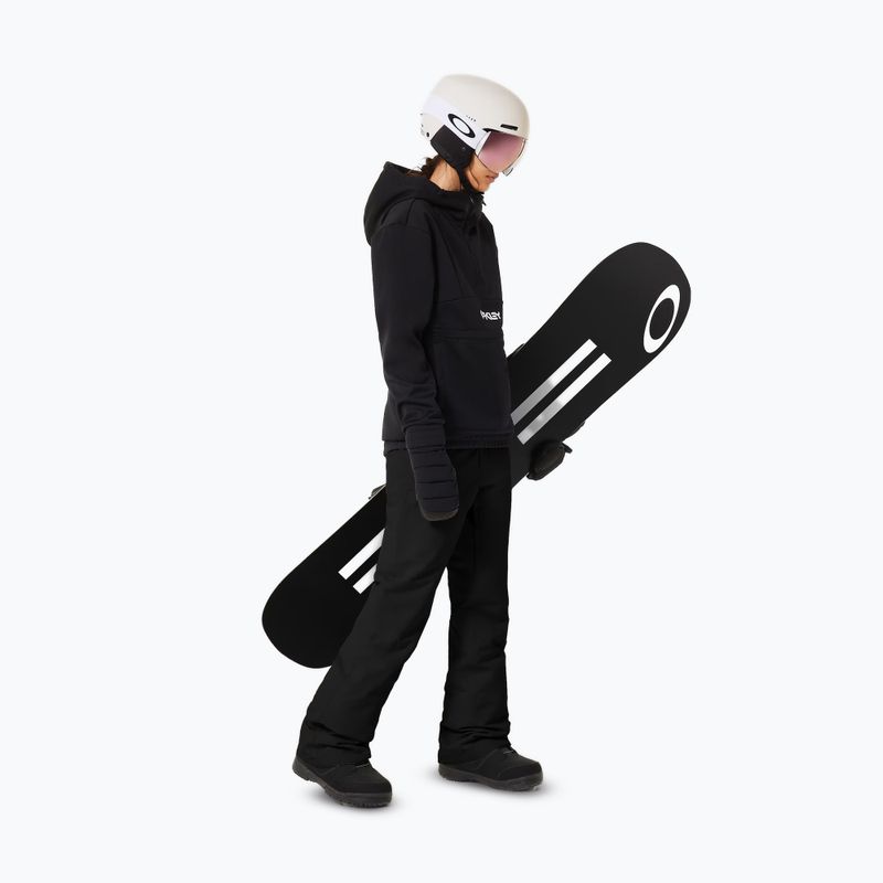Moteriškas softshell džemperis su gobtuvu Oakley TNP Nose Grab Softshell Hoodie blackout/white 2