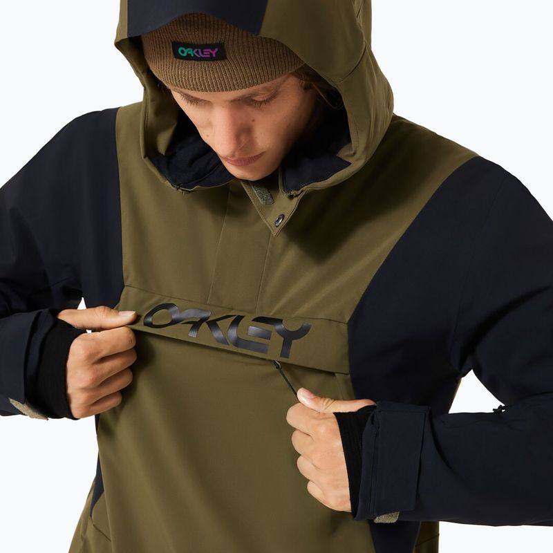 Vyriška snieglenčių striukė Oakley TNP TBT Isulated Anorak army green 4