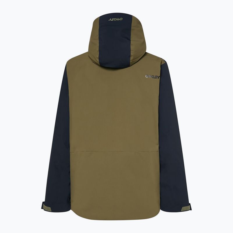Vyriška snieglenčių striukė Oakley TNP TBT Isulated Anorak army green 10