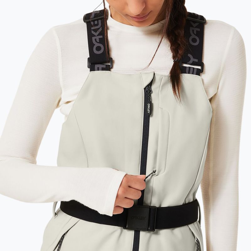 Moteriškos snieglenčių kelnės Oakley TNP Harper Softshell Bib mist 5