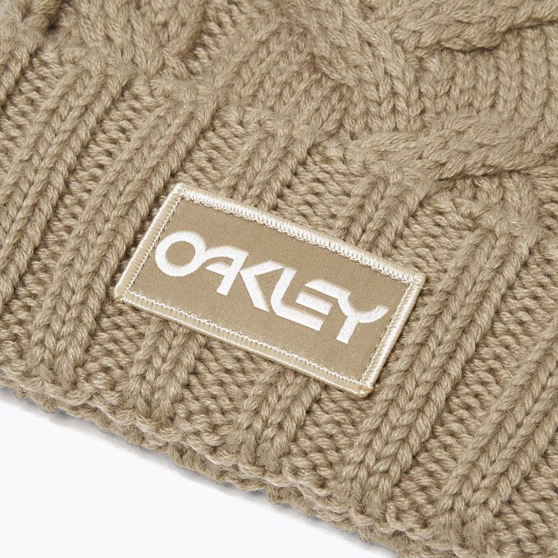 Žieminė kepurė Oakley Harper Pom Beanie pebble 3