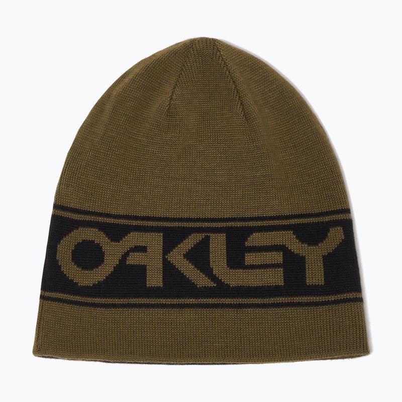 Žieminė kepurė Oakley Tnp Reversible Beanie 68S army green