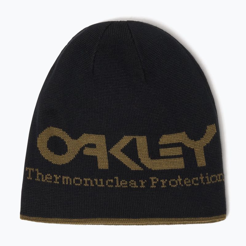 Žieminė kepurė Oakley Tnp Reversible Beanie 68S army green 3