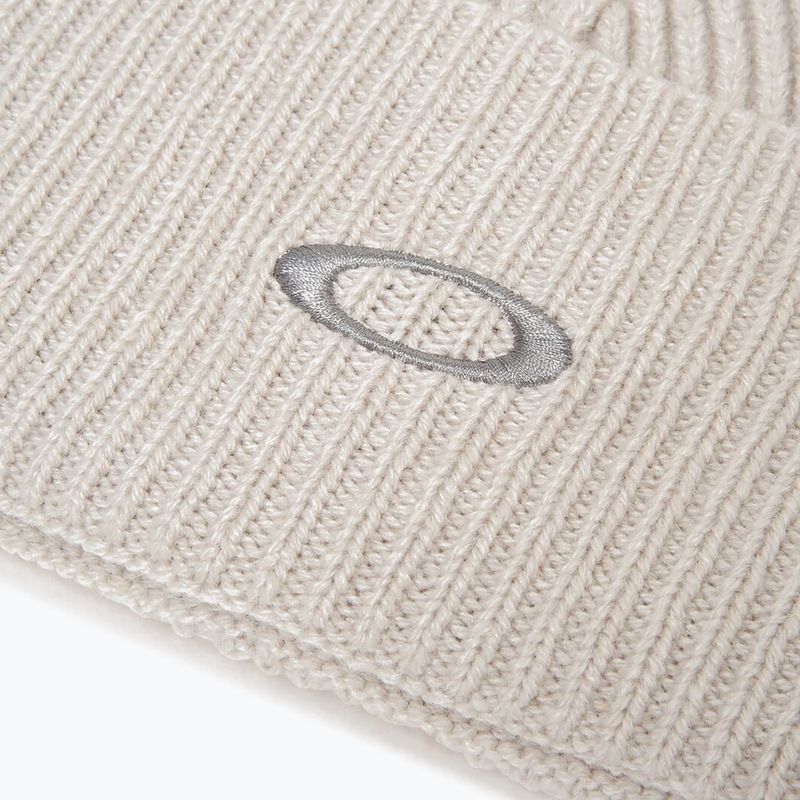 Žieminė kepurė Oakley Ellipse Ribbed Beanie mist/cement 3
