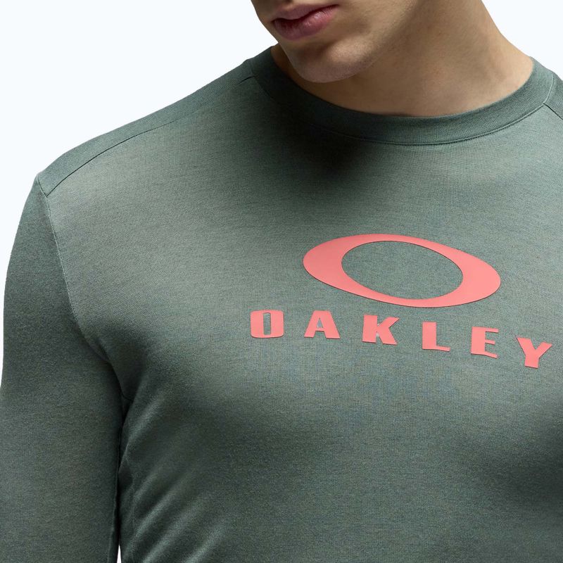 Vyriški ilgomis rankovėmis dviračių marškinėliai Oakley Seeker Flow LS74O aviator green 5
