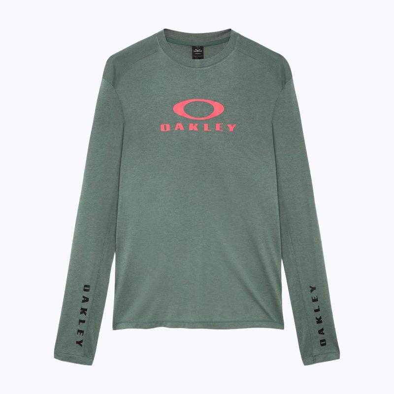 Vyriški ilgomis rankovėmis dviračių marškinėliai Oakley Seeker Flow LS74O aviator green 6