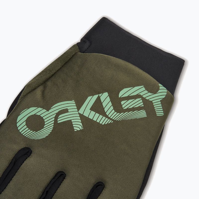 Dviračių pirštinės Oakley Seeker MTB army green 3