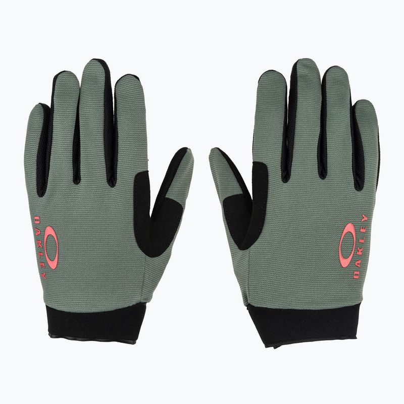 Dviračių pirštinės Oakley Seeker MTB aviator green 2