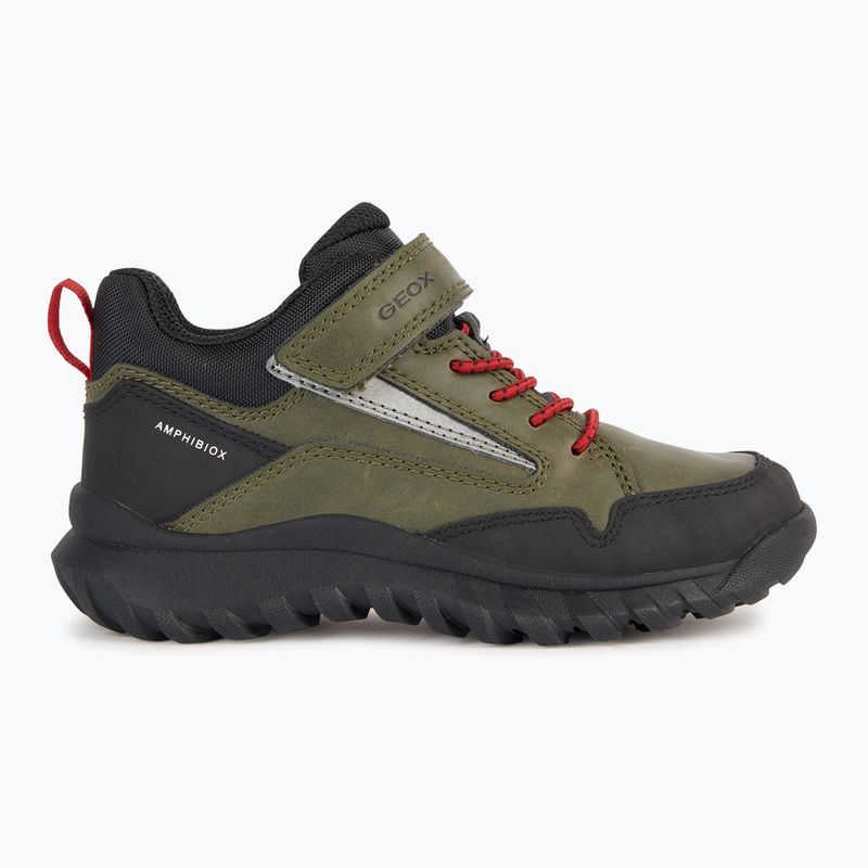 Paauglių batai Geox Simbyos Abx dark green/red 8