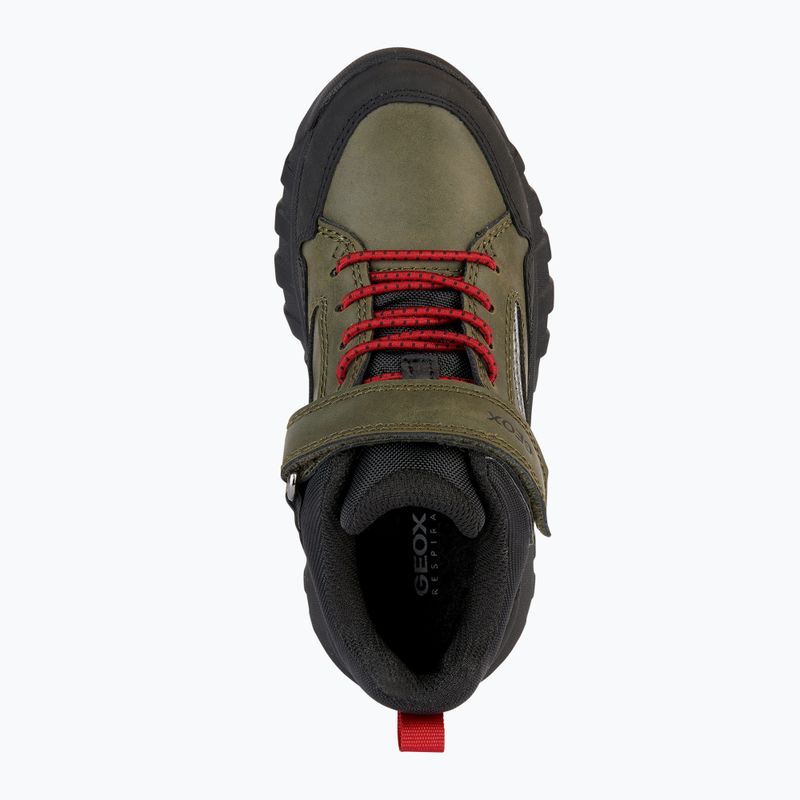 Paauglių batai Geox Simbyos Abx dark green/red 11