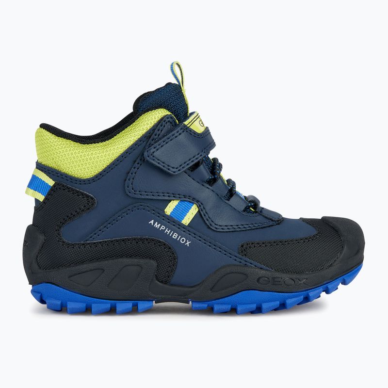 Paauglių batai Geox New Savage Abx navy/lime green 8