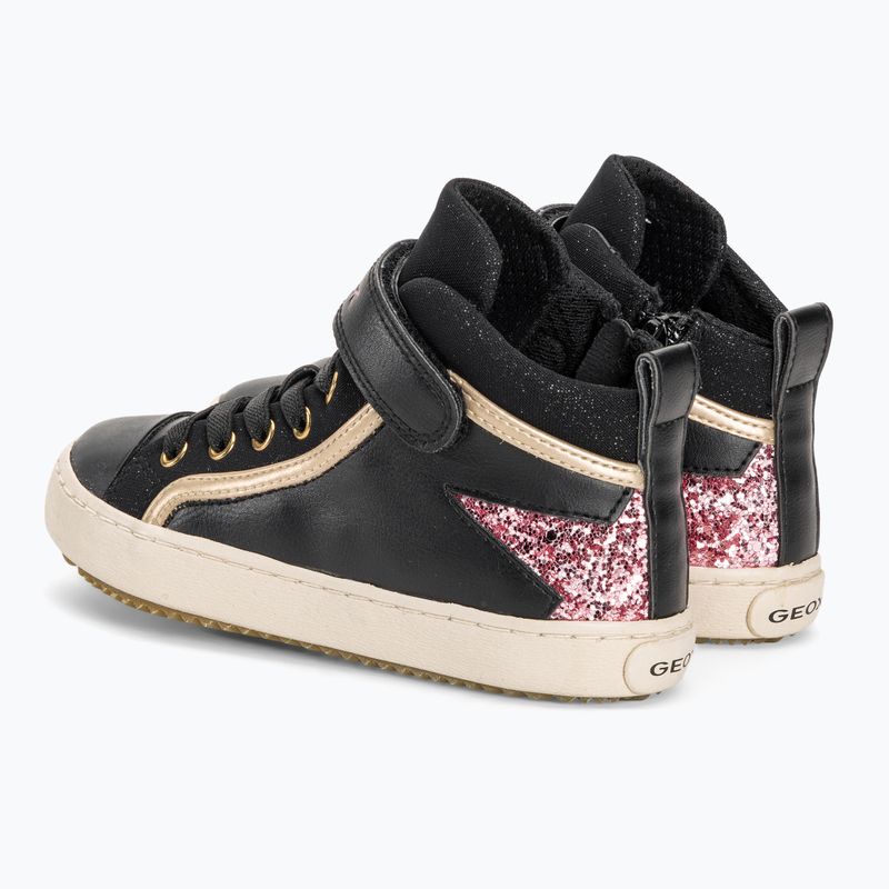 Vaikiški batai Geox Kalispera black/dark pink 3