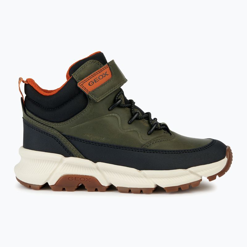 Paauglių batai Geox Flexyper Plus military/orange 9