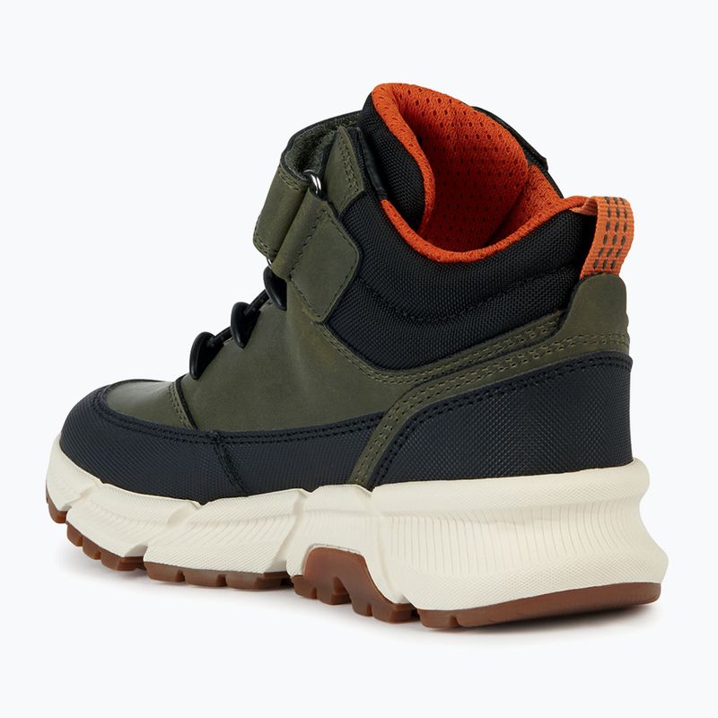 Paauglių batai Geox Flexyper Plus military/orange 10