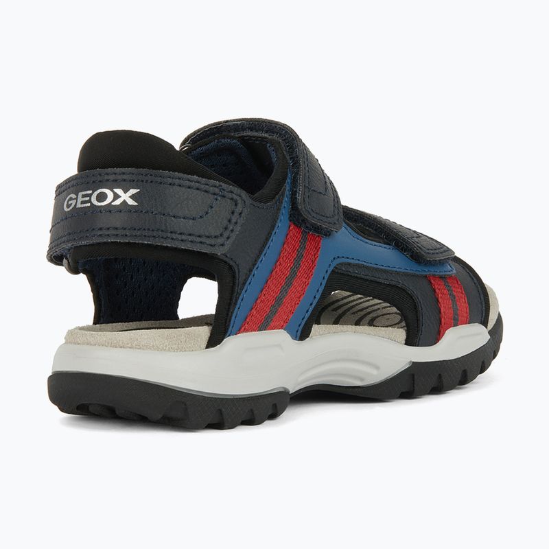 Paauglių sandalai Geox Borealis ocean blue/red 11
