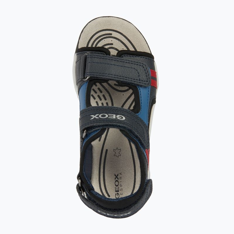 Paauglių sandalai Geox Borealis ocean blue/red 13