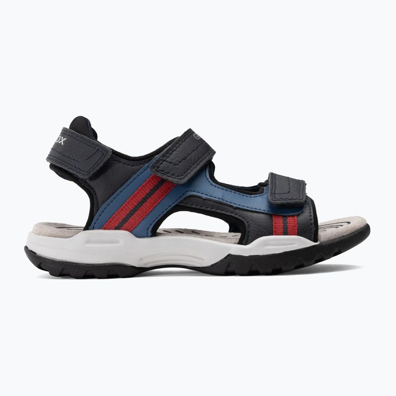 Paauglių sandalai Geox Borealis ocean blue/red 2