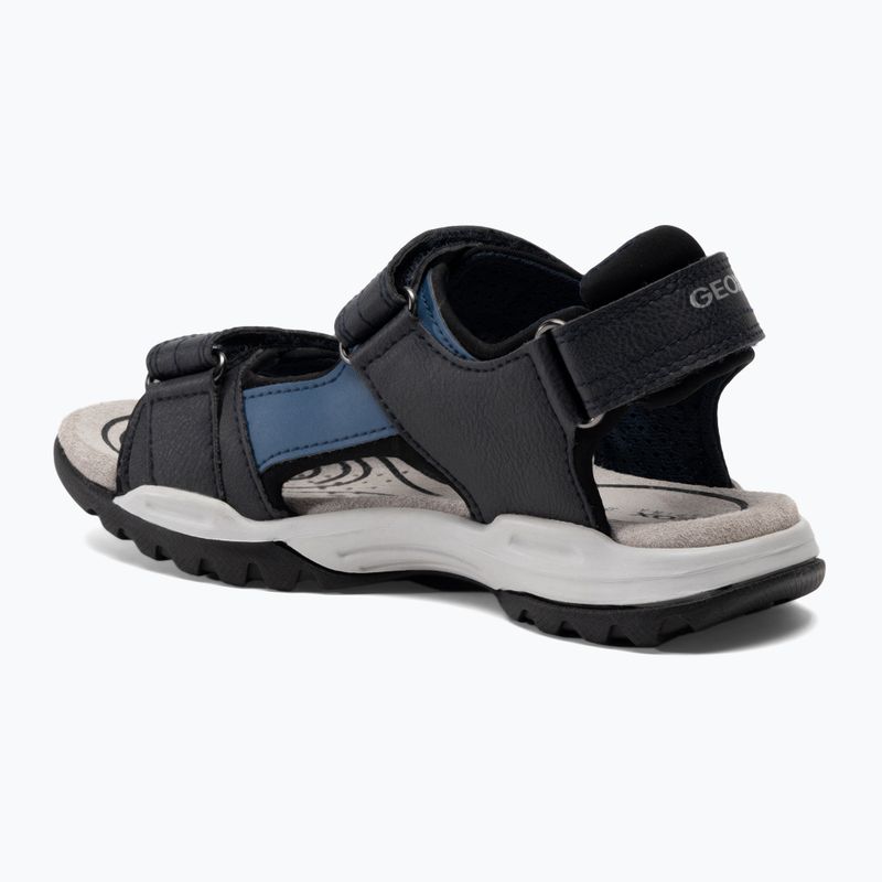 Paauglių sandalai Geox Borealis ocean blue/red 3