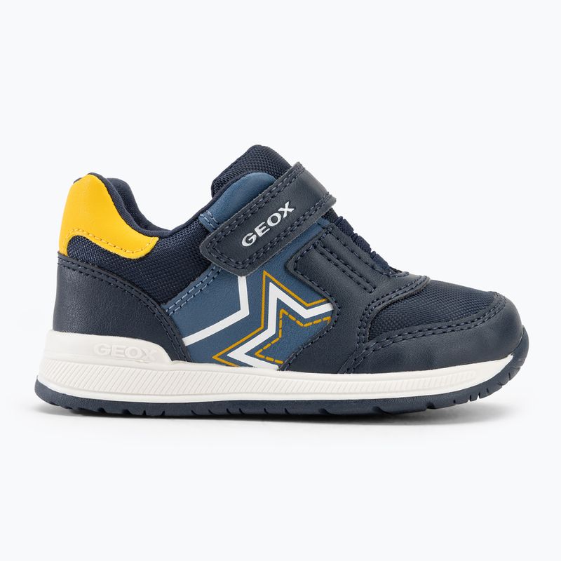 Vaikiški batai Geox Rishon nylon navy / yellow 2
