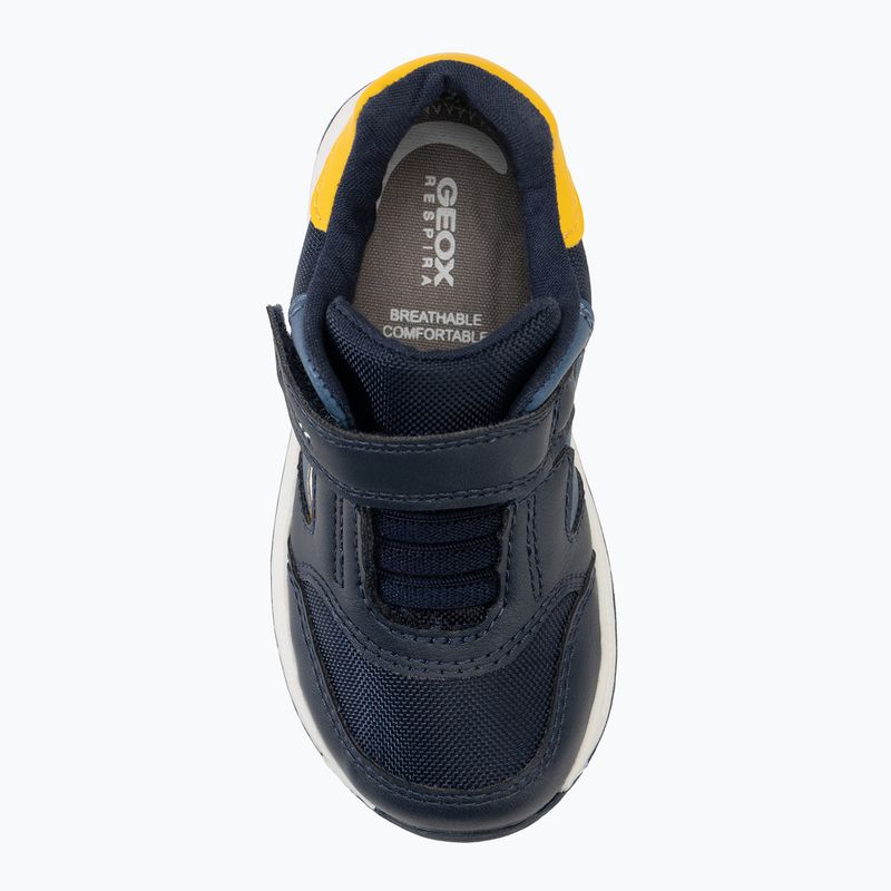 Vaikiški batai Geox Rishon nylon navy / yellow 5